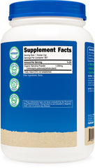 Close-up view of Nutricost Organic Spirulina Powder 2 LB bottle