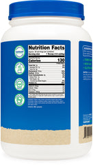 Nutricost shake glass with chocolate peanut butter flavor showing versatile post-workout option.