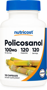 Nutricost Policosanol 100mg bottle front view