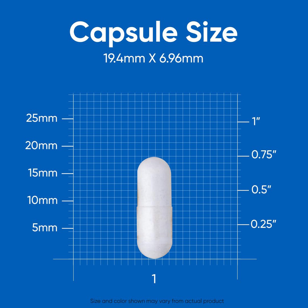 Bottle cap color options: blue or white