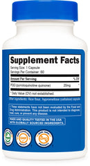 Third-party tested Nutricost PQQ seal