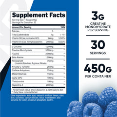 Nutricost Pre-C Pre-Workout scoop showing precise serving size.