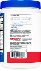 Nutricost Pre-C Pre-Workout third-party testing certificate close-up communicates transparency and quality assurance.