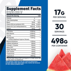 Nutricost Pre-Workout Watermelon scoop image shows convenient serving for quick energy boost