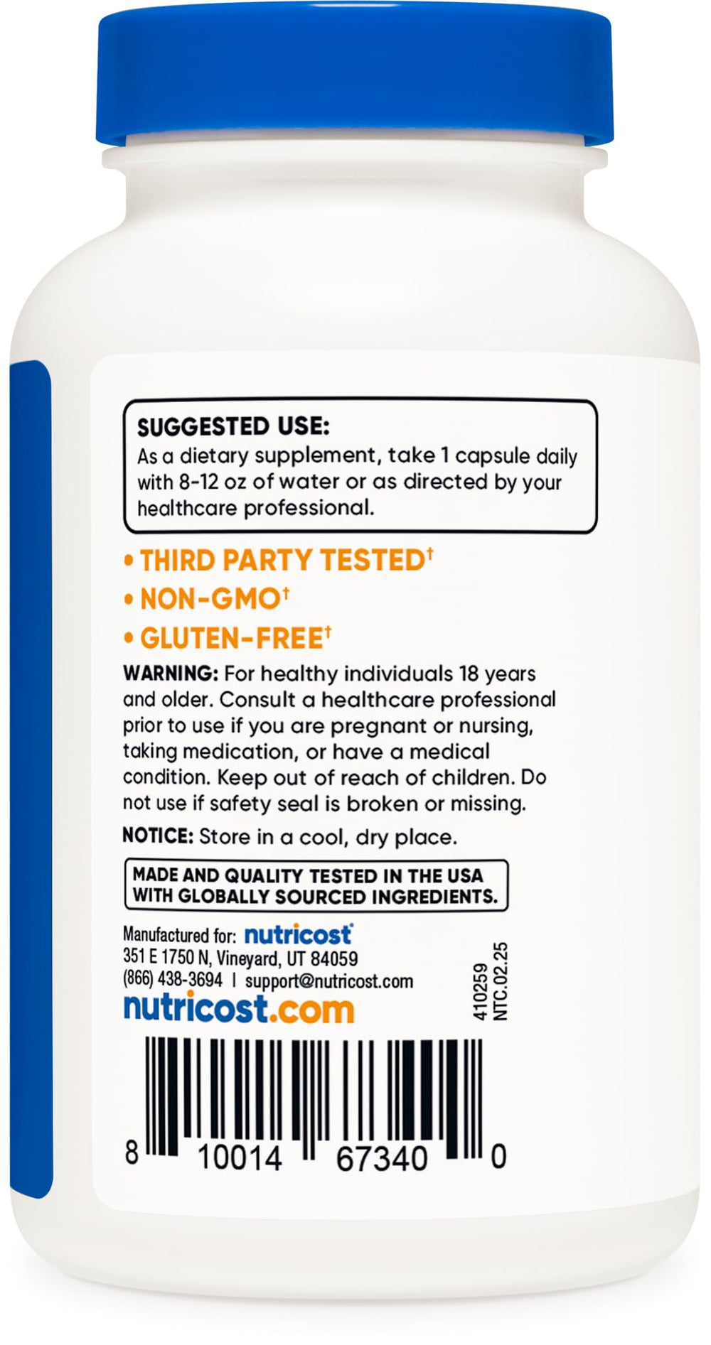 Vegetarian-friendly Pygeum capsules