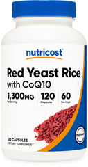 Nutricost Red Yeast Rice with CoQ10 bottle