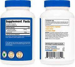 Front of bottle showing 60 servings
