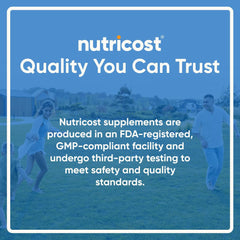 Facility quality indicators: NSF Certified, GMP Compliant, FDA Registered