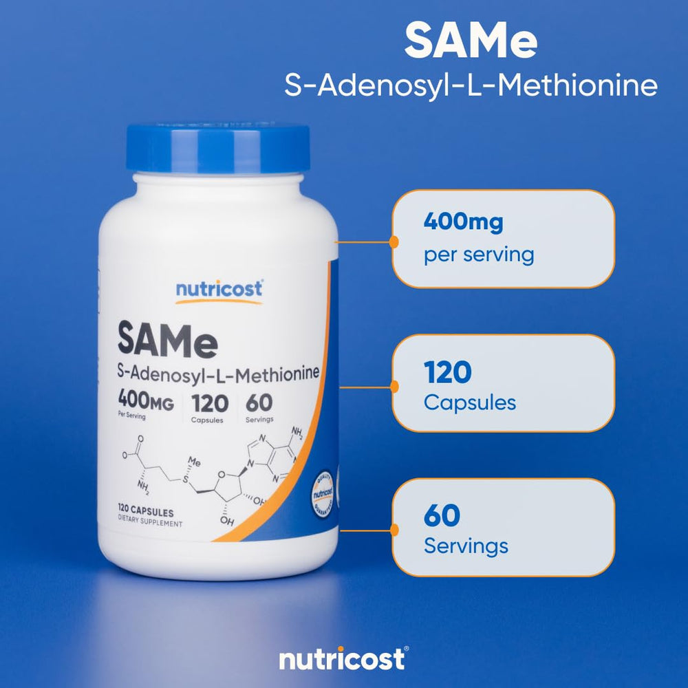 Vegetarian-friendly SAM-e capsules