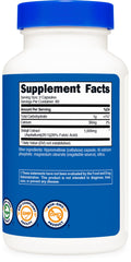 Supplement facts and fulvic acid notes for Nutricost Shilajit