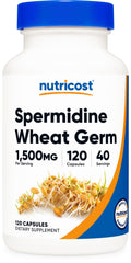 Nutricost Spermidine Wheat Germ Extract bottle with 120 capsules