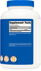 Label and ingredient details for Nutricost Taurine 1000mg capsules