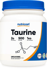 Nutricost Taurine Powder 1kg bottle
