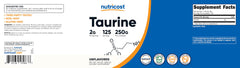 Nutricost Taurine Powder packaging