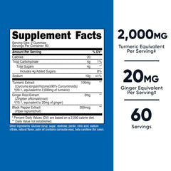 Nutricost turmeric gummies packaging and bottle