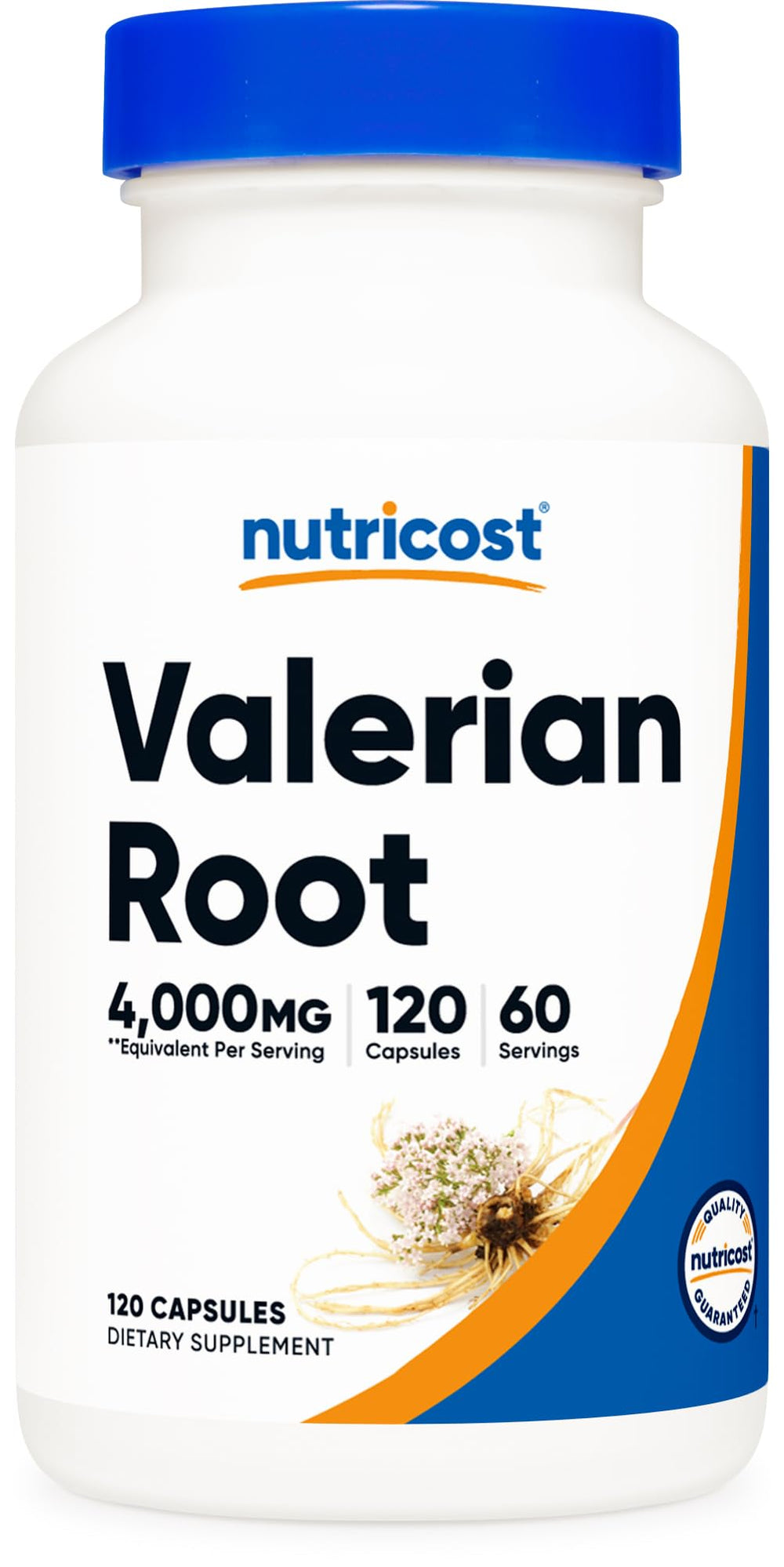 Nutricost Valerian Root Capsules bottle front