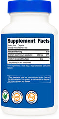 GMP compliant and FDA registered facility reference on packaging