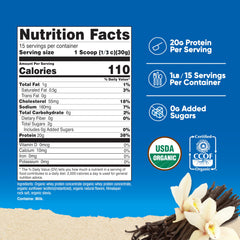 Nutricost French vanilla whey protein in a shaker ready to mix.