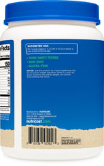 Nutricost Whey Protein Concentrate gluten-free packaging highlights clean labeling.