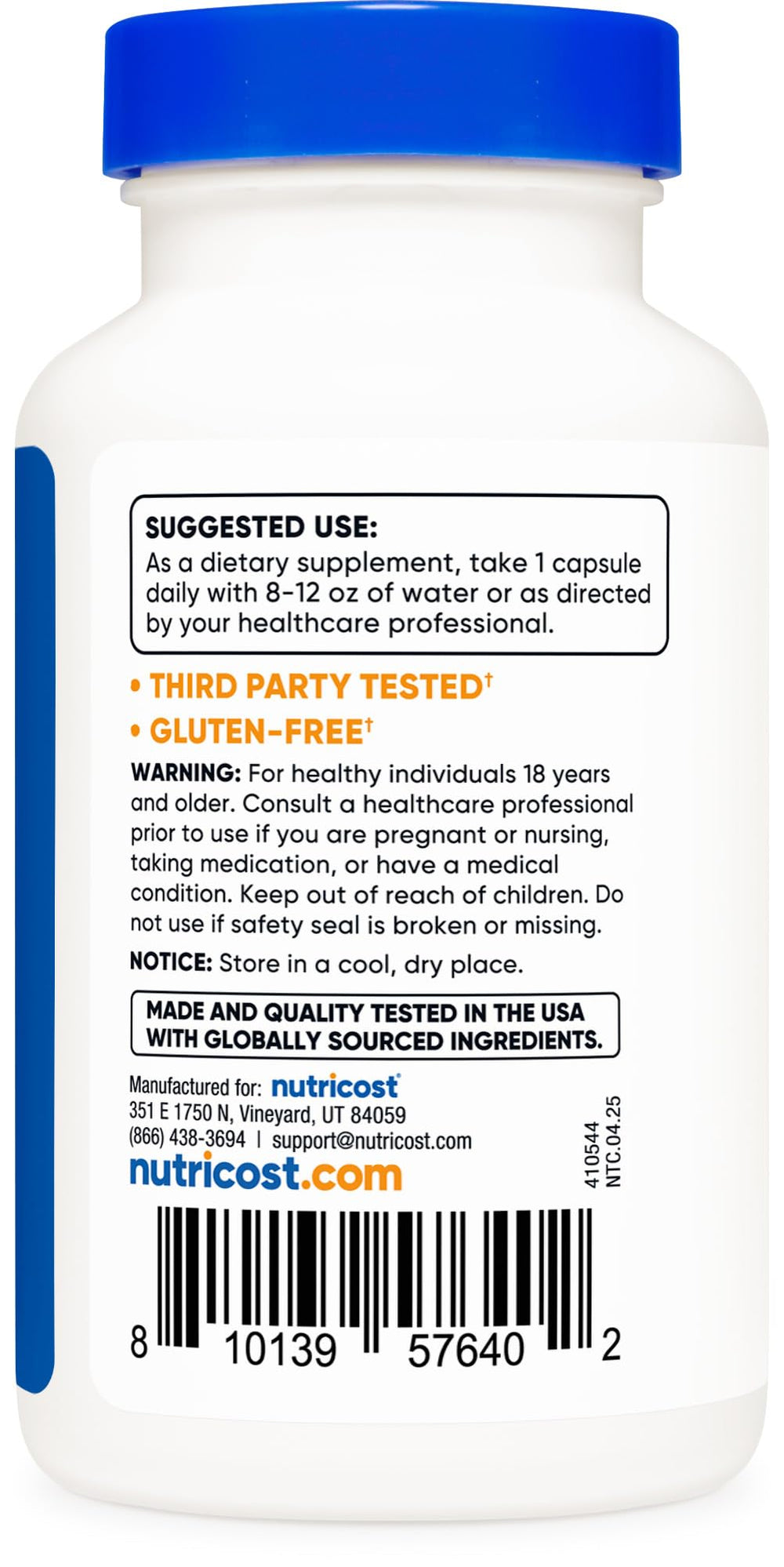 Vegan, gluten-free, GMO-free symbols on packaging