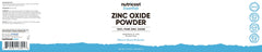 Nutricost Zinc Oxide Powder GMP facility seal signals strict quality and safety.