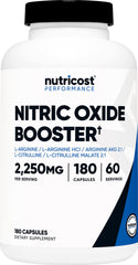 Nutricost Nitric Oxide Booster bottle label