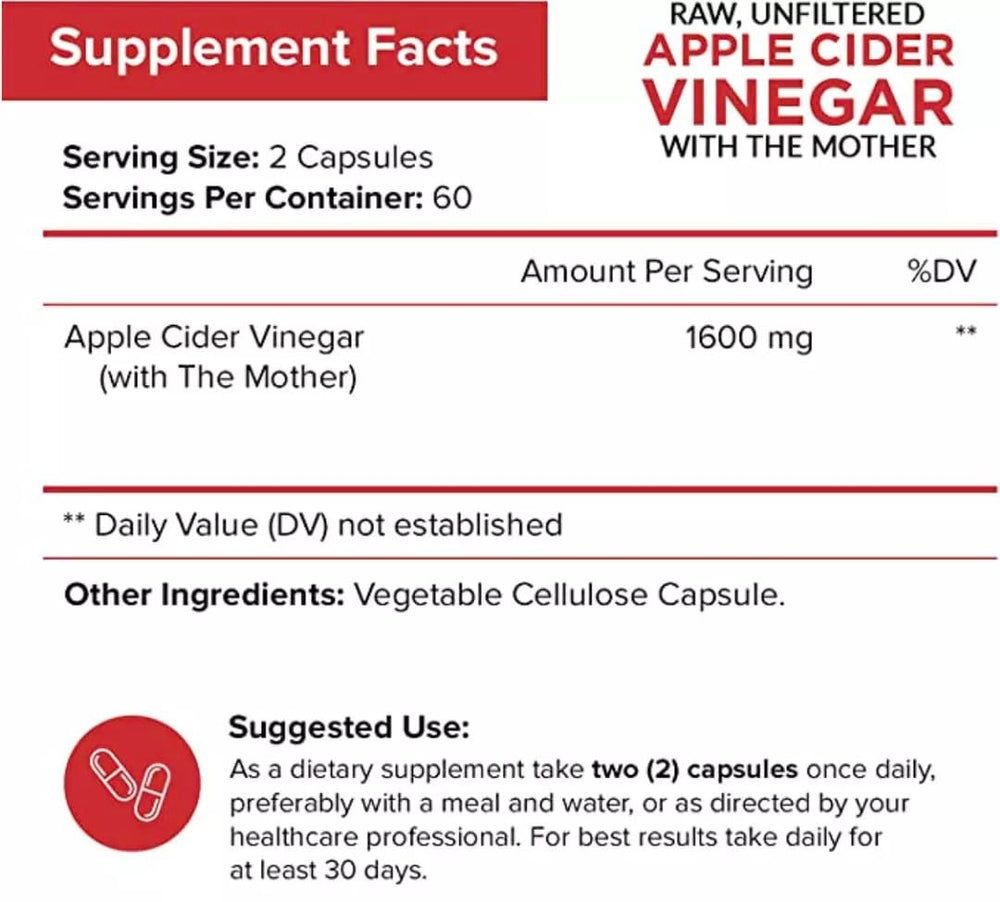 Close-up of NutriFlair ACV capsules