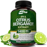 NutriFlair Citrus Bergamot 1400mg bottle with 120 capsules