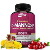 Front view of NutriFlair D-Mannose 1200mg bottle