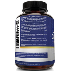 Bottle of NutriFlair Glutathione 60 capsules