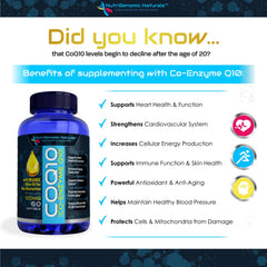 CoQ10 cognitive support and memory benefits concept