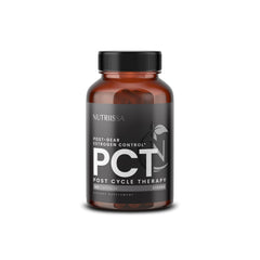 Nutriissa PCT bottle front showing premium testosterone support formula