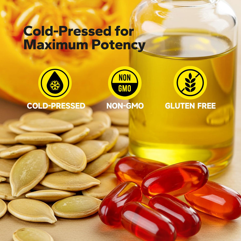 Product packaging showing 300 softgels and 100-day supply