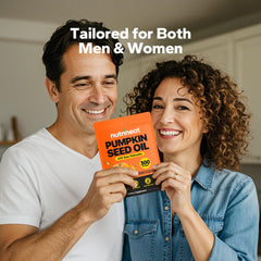 Cold-pressed virgin pumpkin seed oil illustration