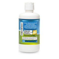 Ingredient list and purity details for Nutrinoche colloidal gold liquid