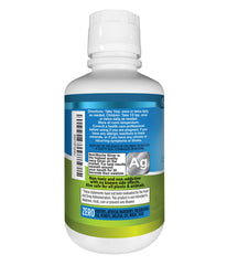 Close-up of the NutriNoche Colloidal Silver label