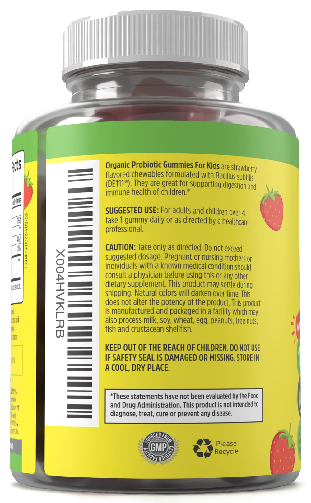 Illustration of kid digestive and immune health