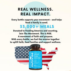 90 count bottle of NutriRise Joint Flex