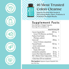 NutriRise psyllium husk and flaxseeds blend provides prebiotic fiber for regularity.