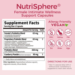 NutriShpere probiotics packaging and label