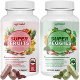 Nutrisold Fruits & Veggies supplement bottle on white background