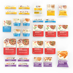 Lunch and dinner selections from the Nutrisystem kit