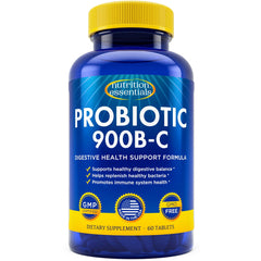 Front view of Nutrition Essentials Probiotics bottle