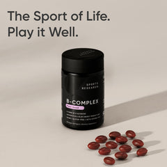 Nutrition facts and ingredient panel for B-Complex