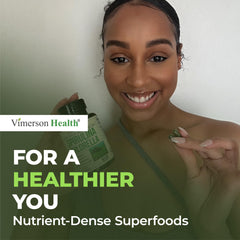 Nutrition facts panel for spirulina and chlorella capsules