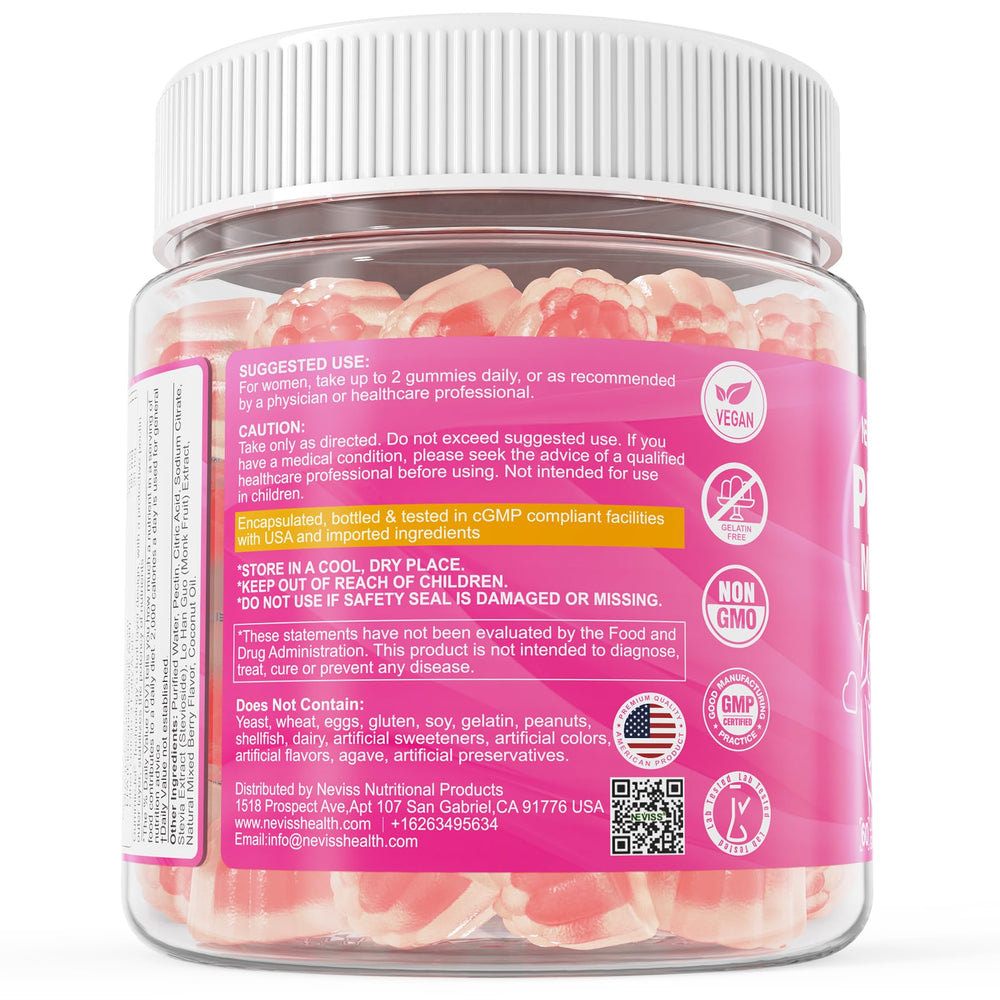 Nutrition facts label and ingredient list