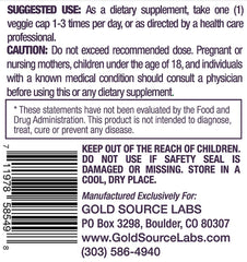 Nutrition facts and organic milk thistle ingredients