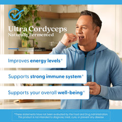 Nutrition facts panel of Doctor's Best Ultra Cordyceps