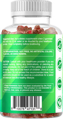 Nutrition facts and ingredients label for Vitamatic gummies