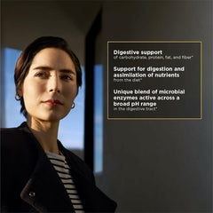 Nutrition facts panel for Similase digestive enzymes